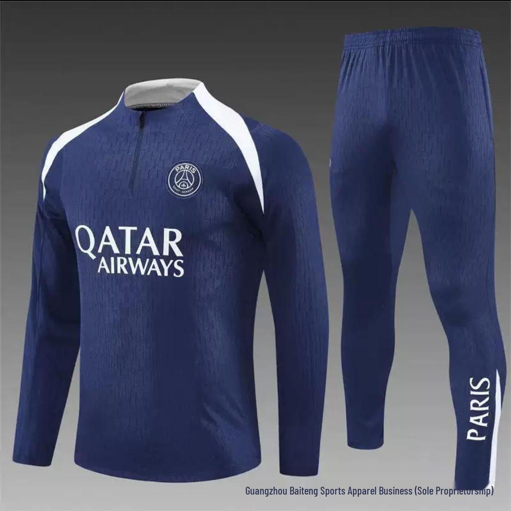 New Real Madrid Vs. Barcelona Adult Match Jersey and Training Suit Set 2526