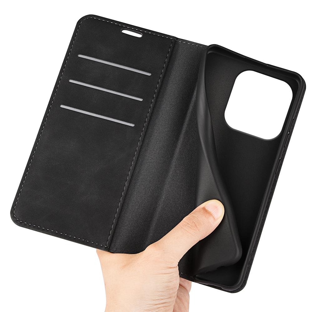 For Honor X6c 4G Case Skin Touch Leather Wallet Phone Cover