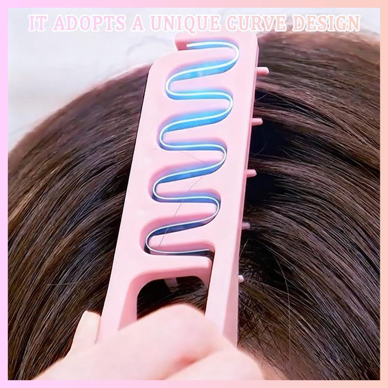 Cross ABS Fluffy Texture Styling Comb for Hair Volume and Bangs