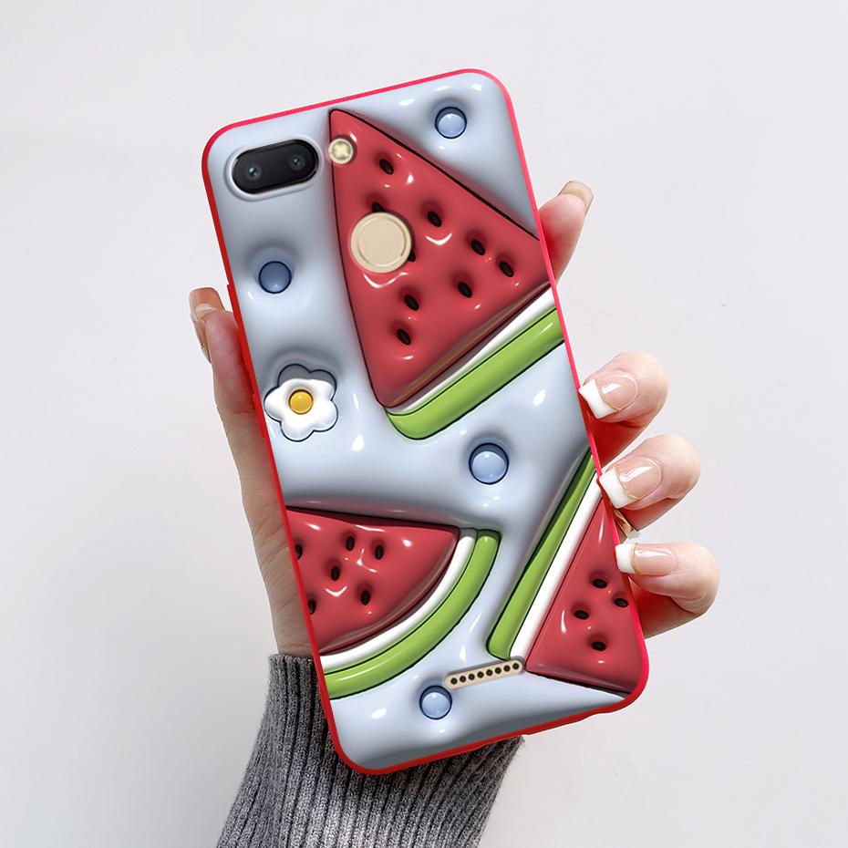 For Xiaomi Redmi 6 Case Redmi 6A Cute Cartoon Frog Back Cover Silicone Soft Phone Case For Xiaomi Redmi 6 6A Redmi6 Coque Bumper