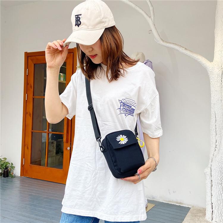 Small Canvas Small Bag Women Messenger Shoulder Mobile Phone Bag KTY