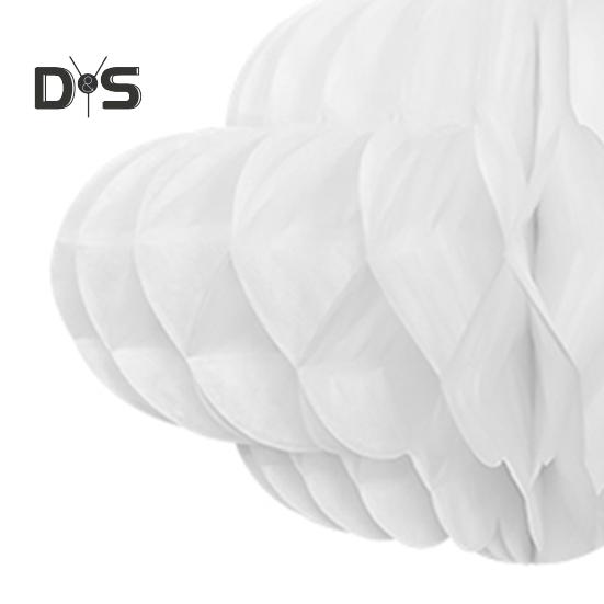 Cloud Hanging Honeycomb Decoration 3D Artificial Clouds Honeycomb Ornaments for Wedding Birthday Nursery Room Baby Shower Decor
