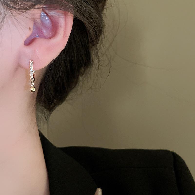 3 Pcs Minimalist Zircon Emerald Tassel Earrings for Weomen Exquisite Design Fashion Earring Set High-end Zircon Party Gifts