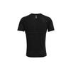 Under Armour Casual Crew Neck Breathable Letter Print American Vintage Sports T-Shirt Men Tops Black 1361469-001