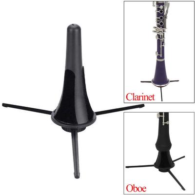 Foldable Clarinet Saxophone Tripod Clarinet Stand Portable Holder for Wind Instrument