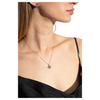 Tory Burch Clover Decoration Brass Crystal Cubic Zirconia Necklace Women necklace 155509-042