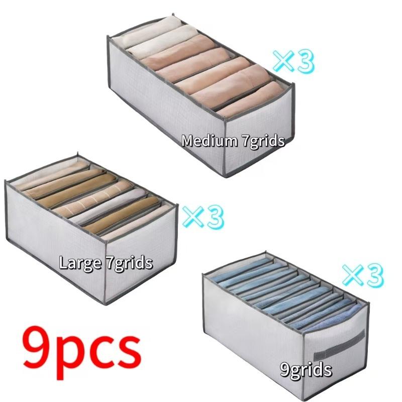 Pants Jeans Storage Box Drawers Organizer for Underwear Bra Socks Wardrobe Clothes Organizer Cabinet T-Shirt Organizers Storage