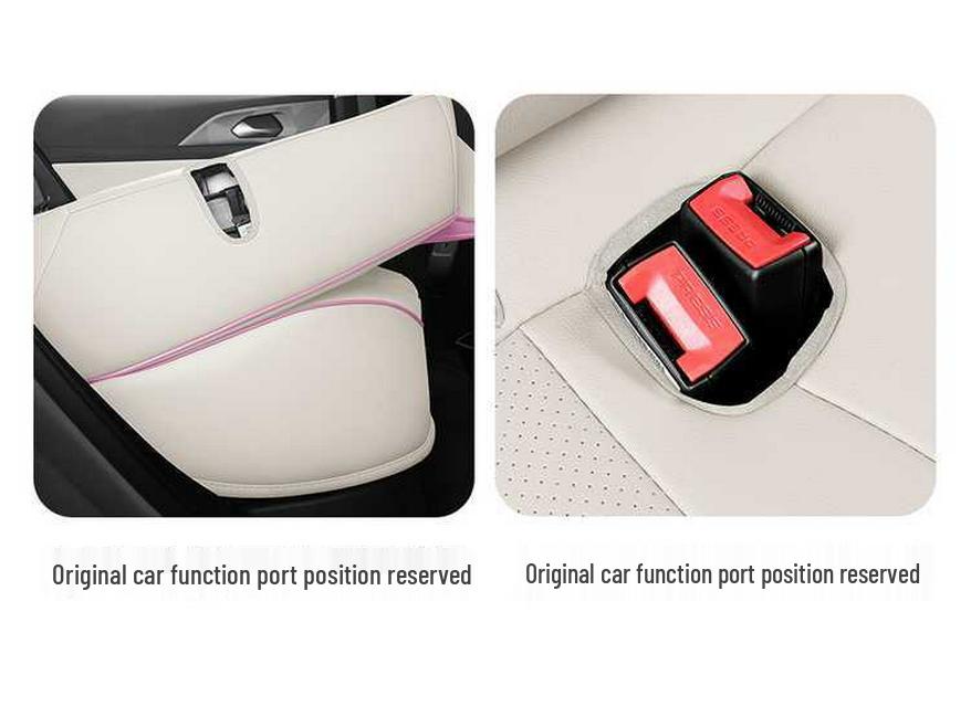 Jihe E Pokrowiec na siedzenie samochodowe Firefly Pełne pokrycie Uniwersalny - Specjalna skórzana poduszka na cztery pory roku