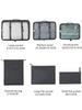 6Pcs/Set Portable Clothing Sorting Organizer Travel Bags Set Luggage Accessories