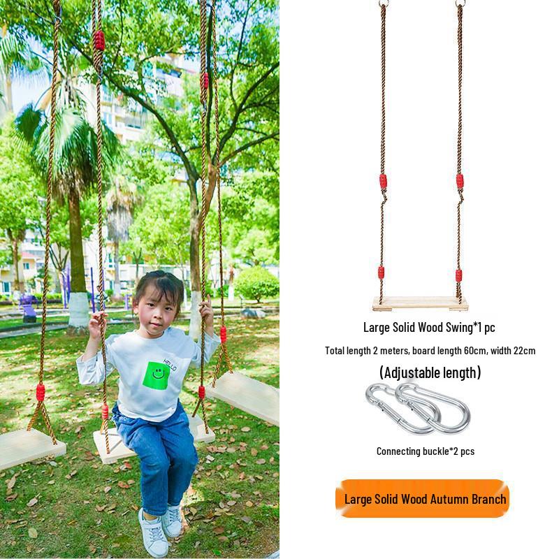 Outdoor Kids' Rope Ladder Swing for Sensory Integration and Climbing Activities