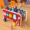 Wooden Hammer Toy with Colorful Buttons Gears Fun Sensory Educational Toy for Youngsters, Enhances Number Recognition Motor Skills, Perfect Birthday