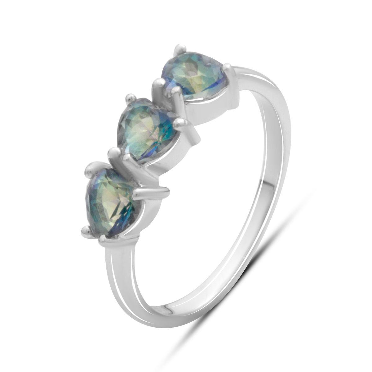 

Серебряное кольцо с мистик топазом 1.175ct, вес изделия 2,44 гр (2179139) 17