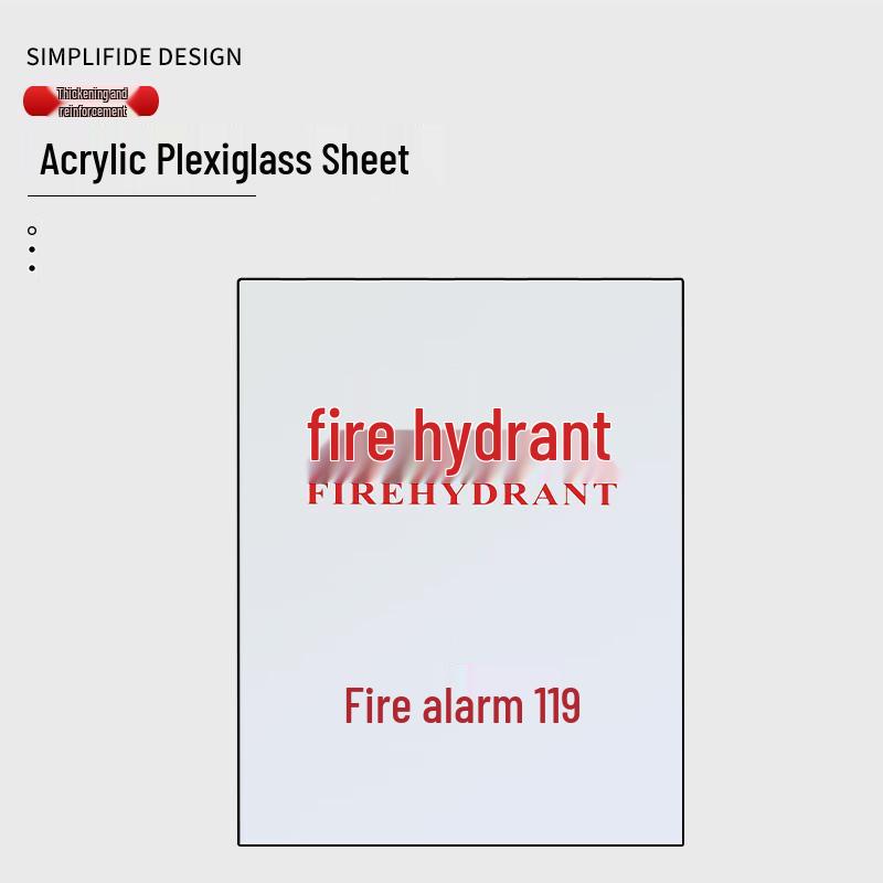 Moufook Customizable Fire Hydrant Cabinet Door Panel