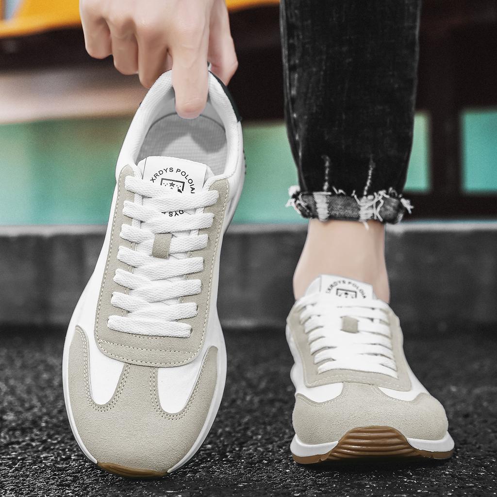 Lässiges Herrenschuh-Set Koreanische Version Trendig und gutaussehend Straßen-Sportschuhe Frühling und Sommer Outdoor-Laufschuhe Herren-Slipper