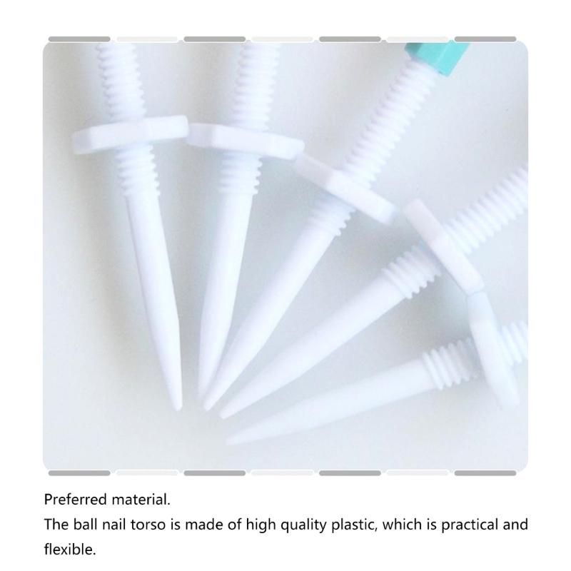 5Pcs Plastic Golf Training Ball Tees Stand Height Adjustable Golf Tees Outdoor Step Down Golf Ball Holder Golf Gift