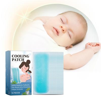 Fever Cool Patch Chladivé náplasti pro nepohodlí při horečce a úlevu od bolesti, Cool Relief Reduktor horečky, Snížení horečky Utišení bolesti hlavy 16 čísel