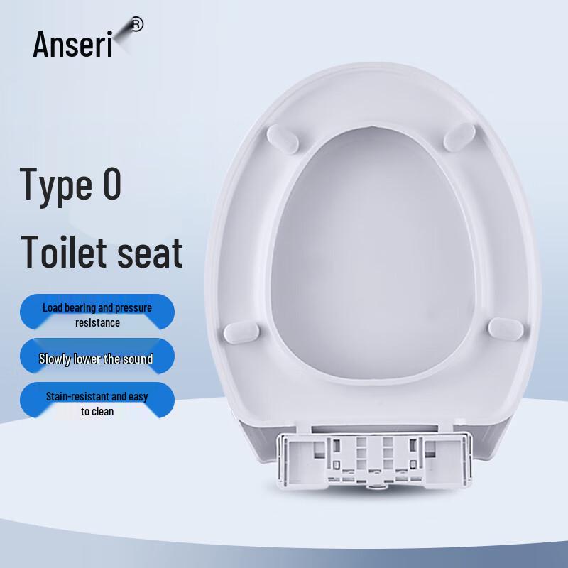 Ansaire Soft-Close O-Shape Toilet Seat