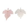 2PCS Leaf Pendants Handcrafted DIY Zinc Alloy Leaves Pendants for Necklace Jewelry Making