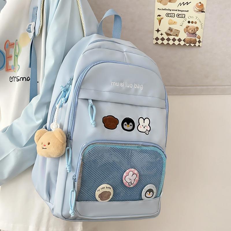 College Style Schoolbag Women Large Capacity Backpack Girls Lightweight Waterproof Backpack