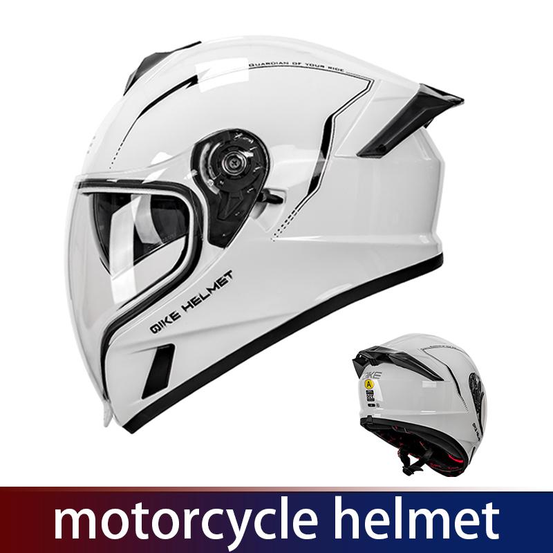 Drinking helmet, motorcycle helmet, uncovered helmet, men's and women's double mirrors, all-weather winter helmet, 3C and DOT do