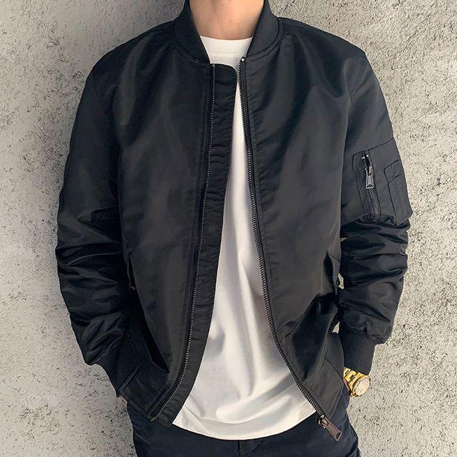 2026 Men's Korean Style Loose Fitting Baseball Jacket, Plus Size Casual Streetwear