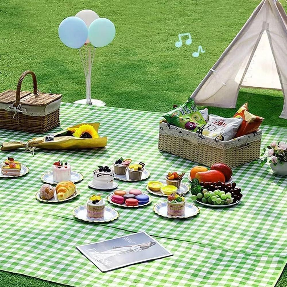 Foldable Design Waterproof Mat Waterproof cloth Portable Mat Durable Picnic Mat  Park