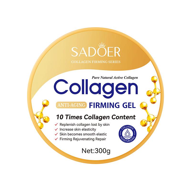 SADOER Collagen Repair Gel Hydrating Moisturizing and Refreshing Gel Before Makeup No Card Fans Smooth On Makeup Gel