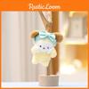 Wash Face Delightful Rabbit Plush Toy Keychain Adorable Short Fur Design For Kid