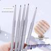 Mingxi Zhi Double-Ended Ultra-Fine Waterproof Eyebrow Pencil - Long-Lasting, Natural, Easy Color, Beginner-Friendly.