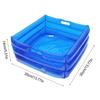Portable CollapsibleSwimming Pool Footbath Bath Inflatable Multifunctional Foot Wash Basin For Beach Camping Home Blue