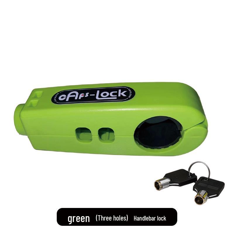 Universal Anti-Theft Motorcycle Handlebar & Throttle Lock with Alarm