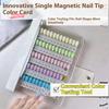 Magnetic Tips Nail Art Swatch Book - 48/96/144/192 Colors Large Acrylic Works Display Manicure Color Test Storage Card