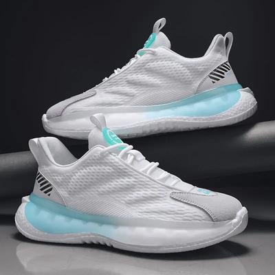 Korean Style Fashion Thick Sole Sneakers Men 2025 New Mesh Breathable Comfort Running Casual Shoes for Men Zapatillas De Deporte