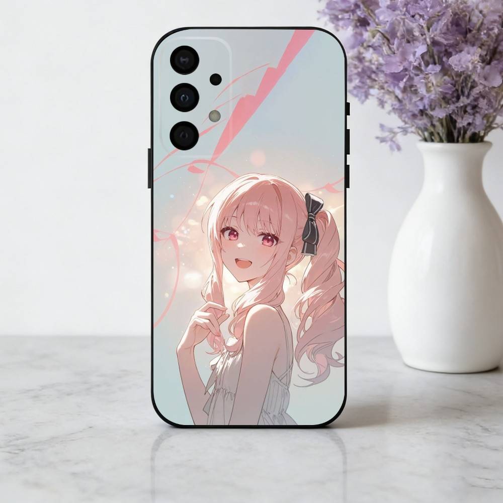P-Project S-SEKAI M-Mizuki A-Akiyama Phone Case For Samsung Galaxy A73,A72,A71,A70,A53,A52,A51,Others Soft Black Cover