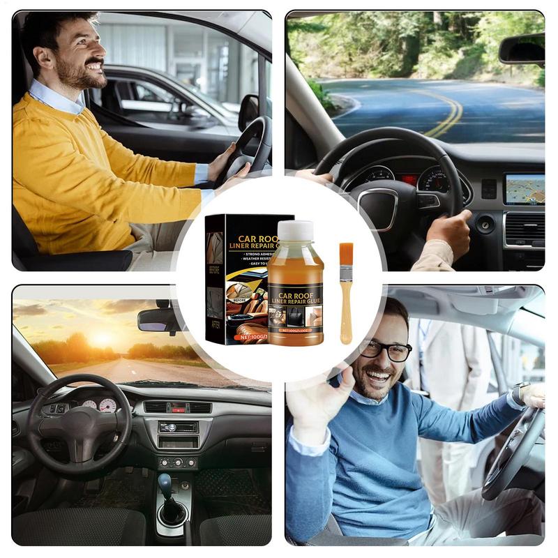 Car Headliner Glue Car Headliner Fabric Glue Self-adhesive Car Interior Roof Repair Glue Leather Repair Powerful Spray Fixes