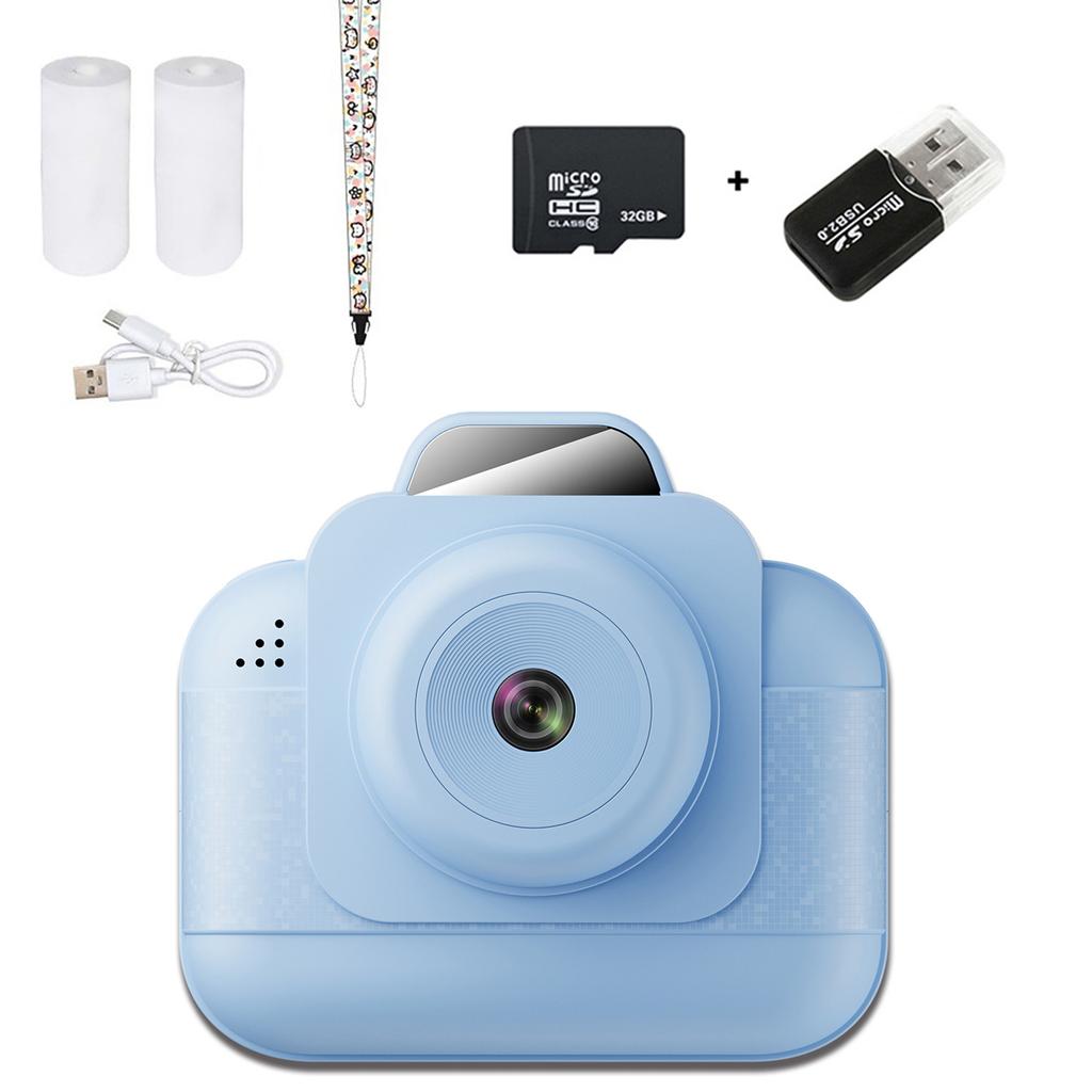 Kids Camera Instant Printing High-Definition Thermal Paper Toy Capture Print on the Spot Fun Children's Favorite
