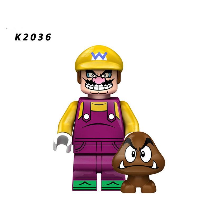 Süper Mario Minifigürleri Yapı Blokları Oyuncakları KDL805 ile Uyumlu
