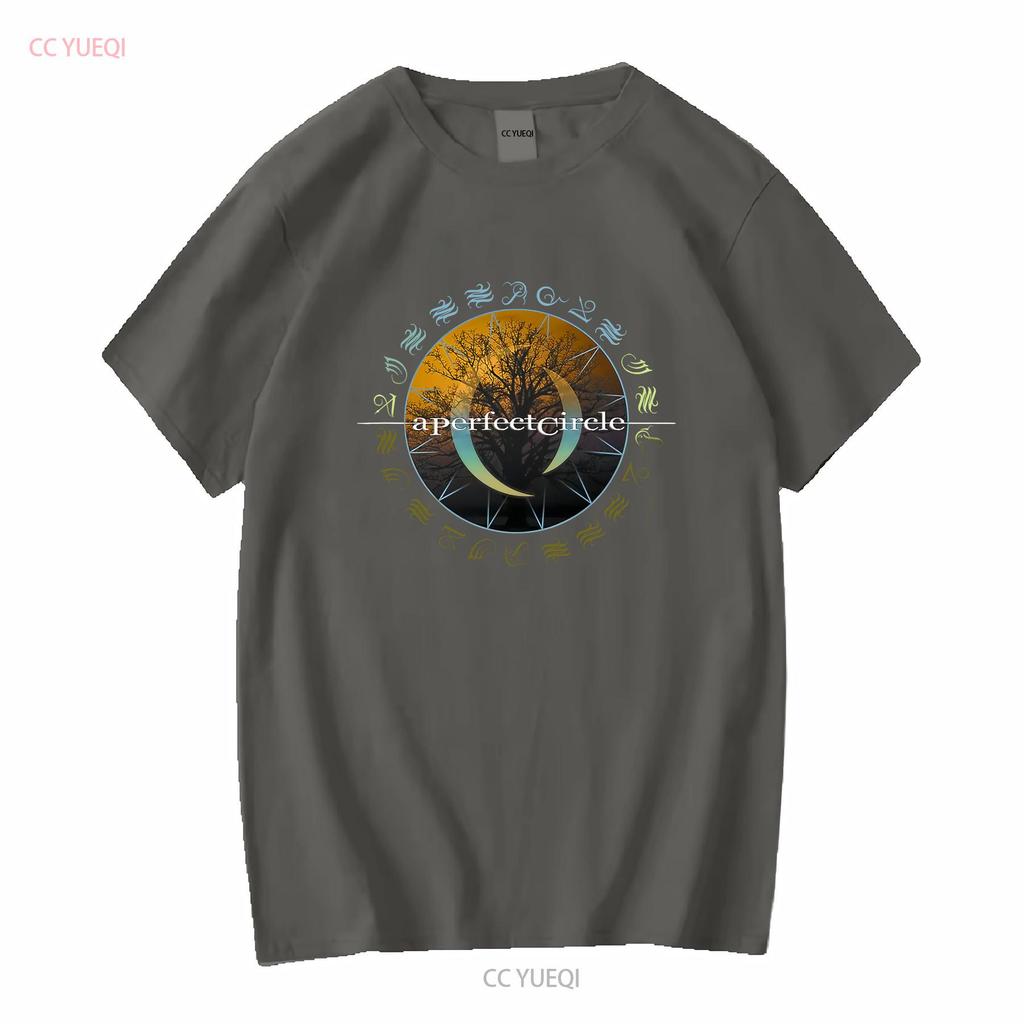 A PERFECT CIRCLE Unisexs Depths Soft Fit T SHIRT All Size vintage Washed Breathable homme streetwear Casual Top For Everyday Wear