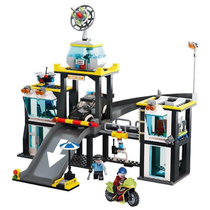 Fang Cheng SWAT Police Car & Motorcycle Building Blocks - Educational Toy for Boys