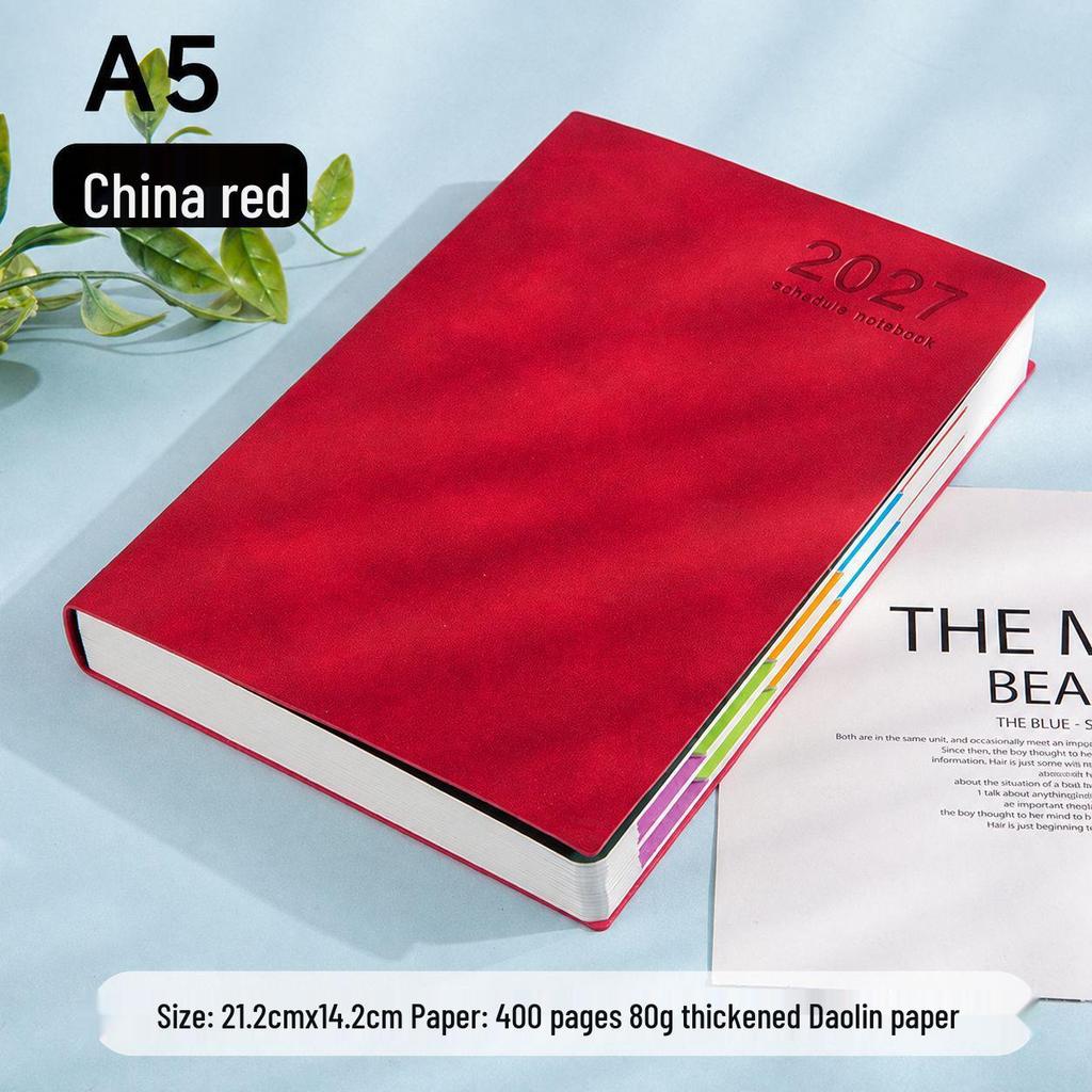 2026 Daily Planner: Thickened One Page Per Day Business Diary Notebook