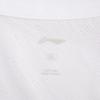 Li Ning Badminton Series V-Neck Pullover Comfortable Versatile Breathable Short Sleeve Badminton Shirt Unisex Tops Standard-White AAYU223-2