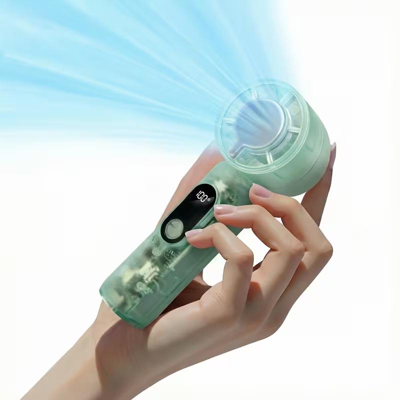 

Portable Fan with Ice Pack for Cooling & Hydration 12cm