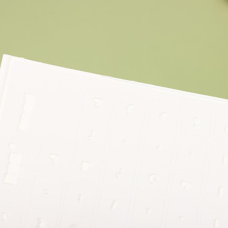 Arabský jazyk Odtrhávací fólie Nálepka na klávesnici Stolní notebook Nálepka na klávesy Jedna fólie Univerzální Nálepka s bočním gravírováním