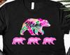 Custom Mama Bear Shirt With Kid Names, Mother's Day Gift, Personalized Mom Shirt, Mommy Bear Tee, Mom Birthday Shirt, Floral Design Shirt