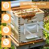 4 Stück Edelstahl Bienenstockrahmenhalter Imkereirahmen Halterung Werkzeug Bienenkasten Ausrüstung Gartenbedarf