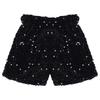 Kids Sparkling Velvet Shorts Elastic Waistband Sequins for Jazz Dance Stage Competition Wear