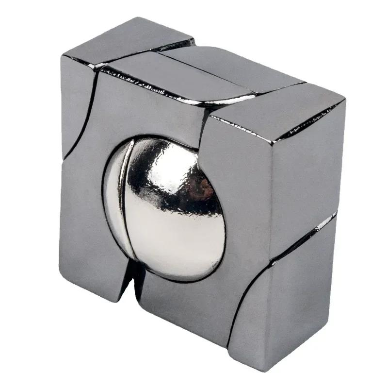 Creative Classic IQ Metal Brain Teaser Magic Baffling Puzzles Game Toys for Children Adults Funny Kids Gifts