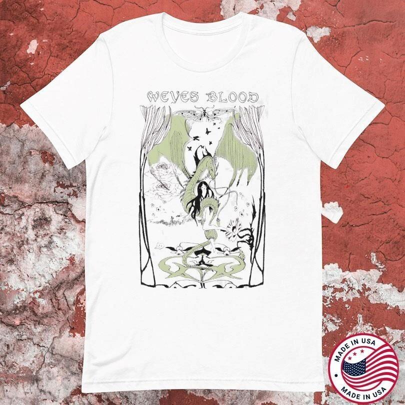 Weyes Blood Dragon T-shirts White Color Short Sleeve Unisex T-Shirt XL