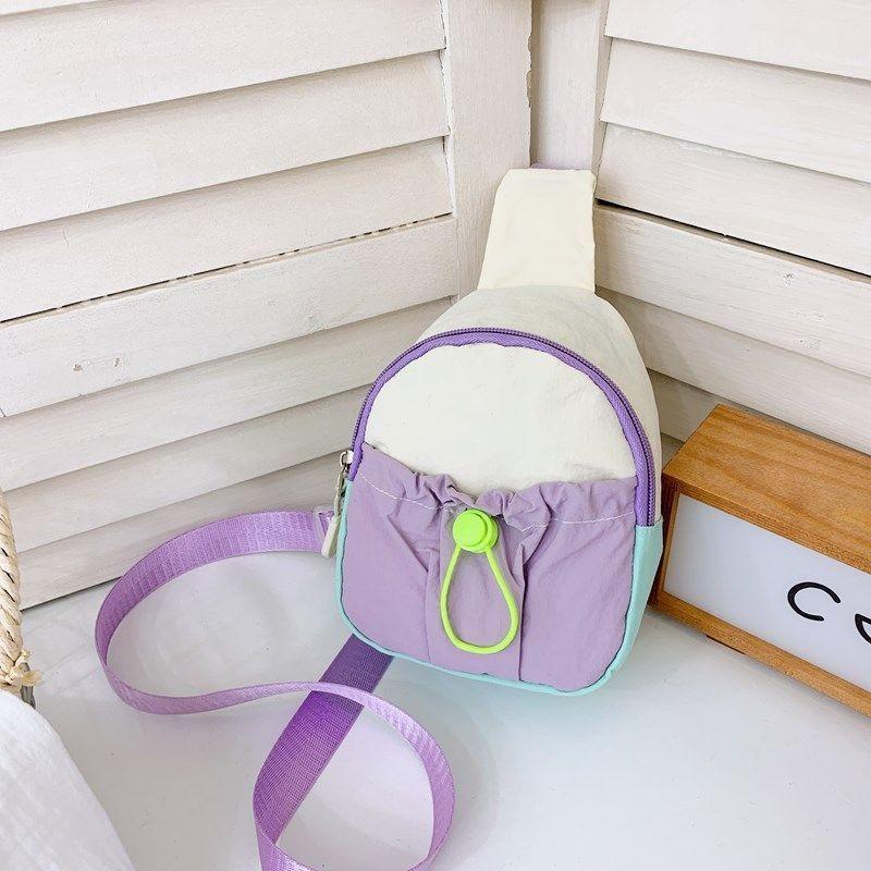Kids Colorful Crossbody Chest Bag, Cute Lightweight Mini Shoulder Bag for Boys and Girls, Compact Casual Travel Daypack for Phone and Small Essentials