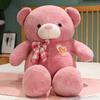 Lattice Bowknot Teddy Bear Plush Toy Animal Stuffed Doll Decoration Gift Kids